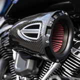 Performance Machine 23-Up CVO, 2024 Touring C4 Series Air Cleaner - Carbon Fiber/Black Ops