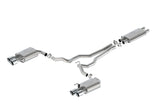 Ford Racing 2024 Mustang 5.0L Touring Non-Active Cat-Back Exhaust w/GT Valance - Chrome Tip