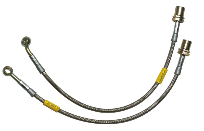 Goodridge 84-91 BMW 3 Series E30 (Inc. 316ii/325i/Z3) 6 Line Braided SS Brake Line Kit