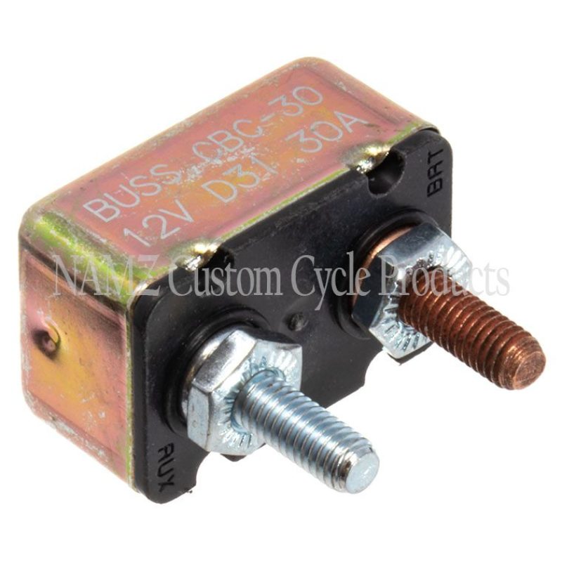 NAMZ Universal 30-AMP Circuit Breaker 10/32in. Studs - Single (OEM 74599-77B)