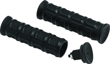 Load image into Gallery viewer, Kuryakyn Dillinger Grips 1in Universal Black