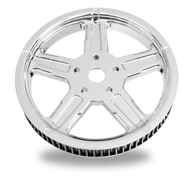 Performance Machine Belt Pulley 66T x 1in Formula - Chrome