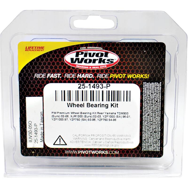 Pivot Works Yamaha Wheel Bearing Kit Premium Bearings