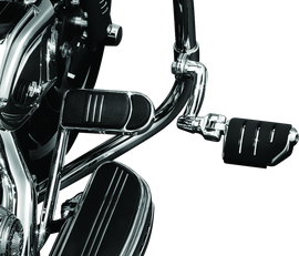 Kuryakyn Trident Dually Longhorn Offset 1-1/4inch Clamp Chrome