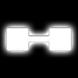 ORACLE Lighting Universal Illuminated LED Letter Badges - Matte Wht Surface Finish - H SEE WARRANTY