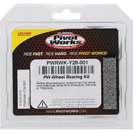 Pivot Works 83-06 Yamaha PW80 PW Rear Wheel Bearing Kit