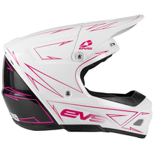 Load image into Gallery viewer, EVS T3 Pinner Helmet 50-50 White/Pink/Black Youth - Small