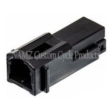 Load image into Gallery viewer, NAMZ AMP Multilock 2-Position Male Wire Cap Housing (HD 73102-96BK)