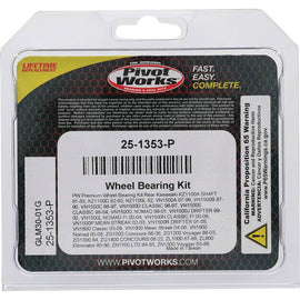 Pivot Works Kawasaki, Suzuki Wheel Bearing Kit Premium Bearings