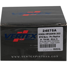 Load image into Gallery viewer, Vertex Piston 22-24 Honda CRF 250 R 250cc Forged Replica Piston Kit