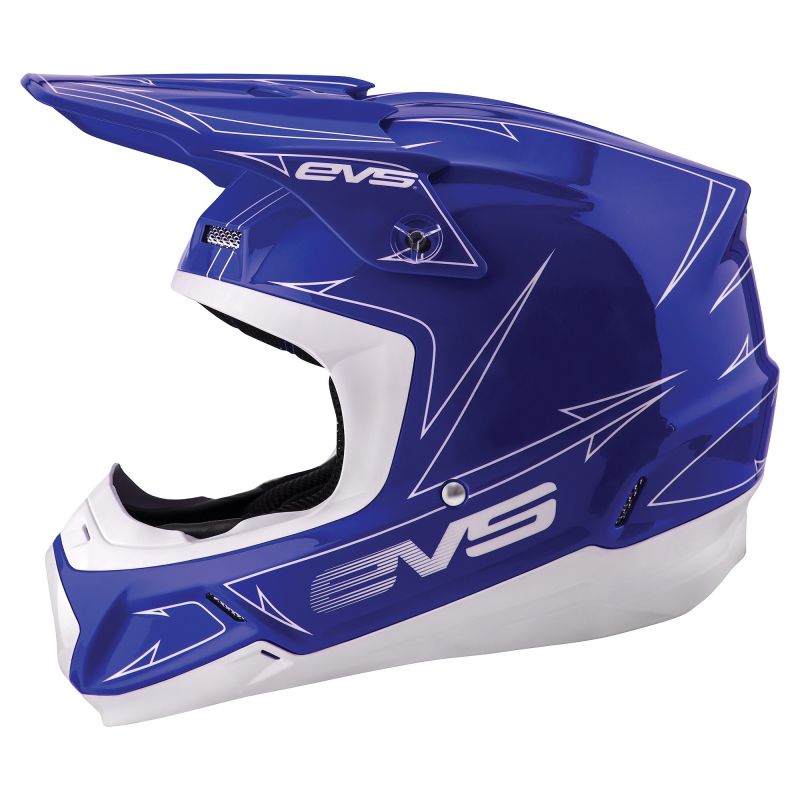 EVS T5 Pinner Helmet Blue White - Medium