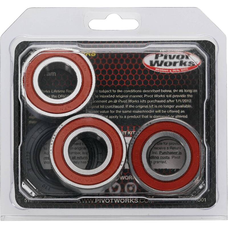 Pivot Works Honda Wheel Bearing Kit Premium Bearings