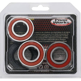 Pivot Works Honda Wheel Bearing Kit Premium Bearings