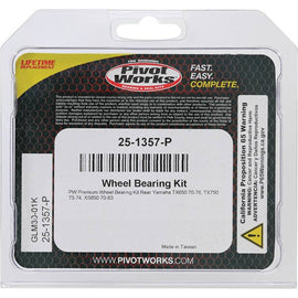 Pivot Works Yamaha Wheel Bearing Kit Premium Bearings