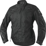 First Gear Voyage Jacket Black/Grey Womens - Large