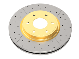 DBA 07-11 Dodge Nitro Rear Street Drilled & Slotted Rotor
