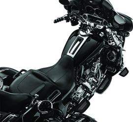 Kuryakyn Premium Passenger Board Inserts 86-Up Touring Models Black