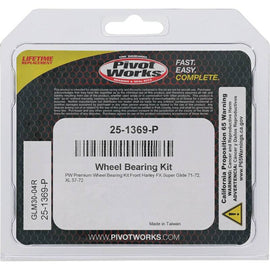 Pivot Works Harley Wheel Bearing Kit Premium Bearings