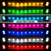 Load image into Gallery viewer, XK Glow Strip Single Color Underglow LED Accent Light Car/Truck Kit Light Blue - 8x24In + 4x 8In