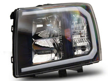 Load image into Gallery viewer, Raxiom 07-13 Chevrolet Silverado 1500 Axial Series Headlights w/ LED Bar- Blk Housing (Clear Lens)