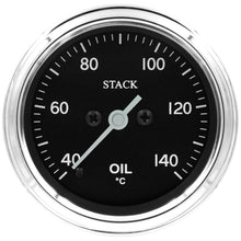 Load image into Gallery viewer, Autometer Stack 52mm 40-140 Deg C 1/8in NPTF Male Pro Stepper Motor Oil Temp Gauge - Classic