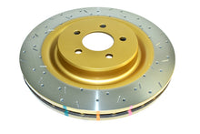 Load image into Gallery viewer, DBA 01-07 Subaru Impreza WRX STI 4000 XS Cross Drilled &amp; Slotted Rear Rotor w/Gold Hat