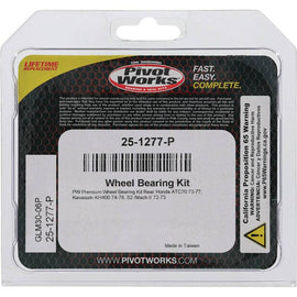 Pivot Works Honda, Kawasaki Wheel Bearing Kit Premium Bearings