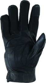 Kuryakyn Leather By River Road Tucson Leather Perforated Gloves Black - Small