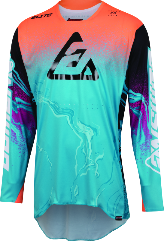 Answer 23 Elite Fusion Jersey Astana/Orange/Rhodamine Youth - XL