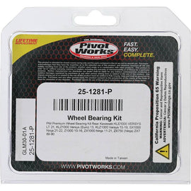 Pivot Works Kawasaki Wheel Bearing Kit Premium Bearings