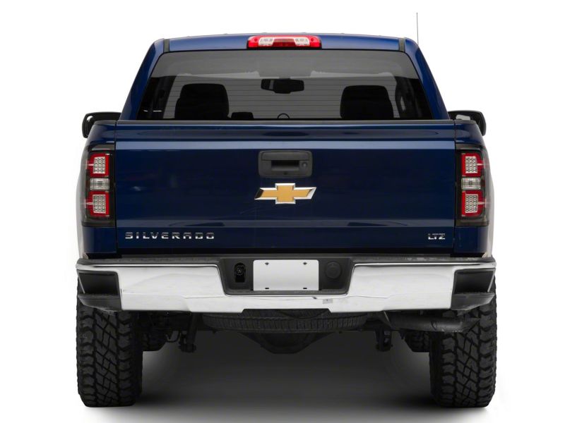 Raxiom 14-18 Chevrolet Silverado 1500 LED Taillights w/ SEQL Turn Signals- Blk Housing (Clear Lens)