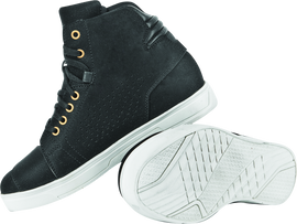 Speed and Strength Mad Dash Leather Shoes Black/White Womens - 10