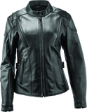 Kuryakyn Leather By River Road Race Leather Jacket Black Womens - 3XL