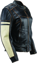 Load image into Gallery viewer, River Road Dame Vintage Leather Jacket Black Womens - Small