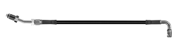 Goodridge 72in Universal Clutch Line w/SS Fittings & Black Hose - 90Deg Banjo w/20Deg 7/16 UNF
