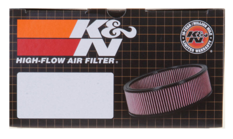 K&N Universal Round Air Filter 6-3/8in OD 5in ID 2-1/2in Height