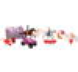 New Ray Toys Valley Ranch Set with Pink ATV, Figurines and Horses