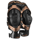 EVS Axis Pro Knee Brace Black/Copper Pair - Small
