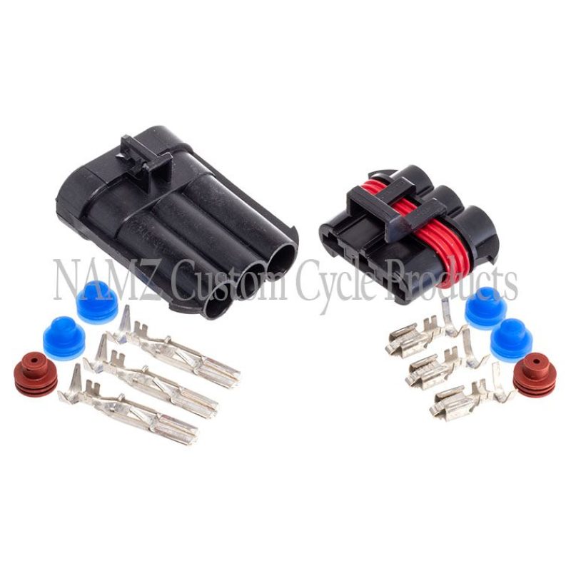 NAMZ AMP Power Plug Kit - M/F Water-Tight Quick-Disconnect Plug Set