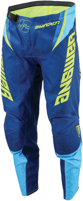 Answer 25 Syncron Envenom Pants Blue/Hyper Acid Youth Size - 22