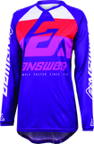 Answer 23 Syncron CC Jersey Purple/White/Red Womens - 2XL