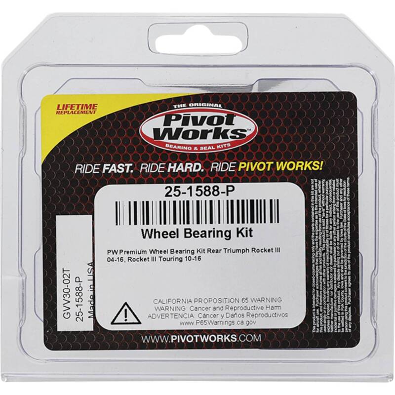 Pivot Works Triumph Wheel Bearing Kit Premium Bearings