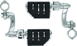 Kuryakyn Trident Dually Longhorn Offset 1-1/4inch Clamp Chrome