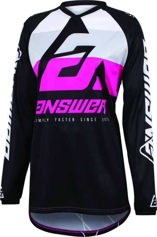 Answer 23 Syncron CC Jersey Black/White/Rhodamine Youth - Medium