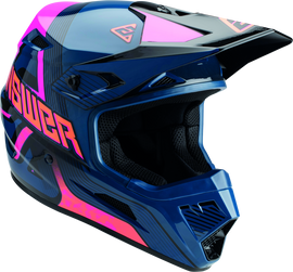 Answer AR1 Vendetta Helmet Dark Blue/Rhodamine/Orange - Large