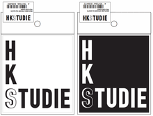 Load image into Gallery viewer, HKS HKSTUDIE Sticker SQ - Black