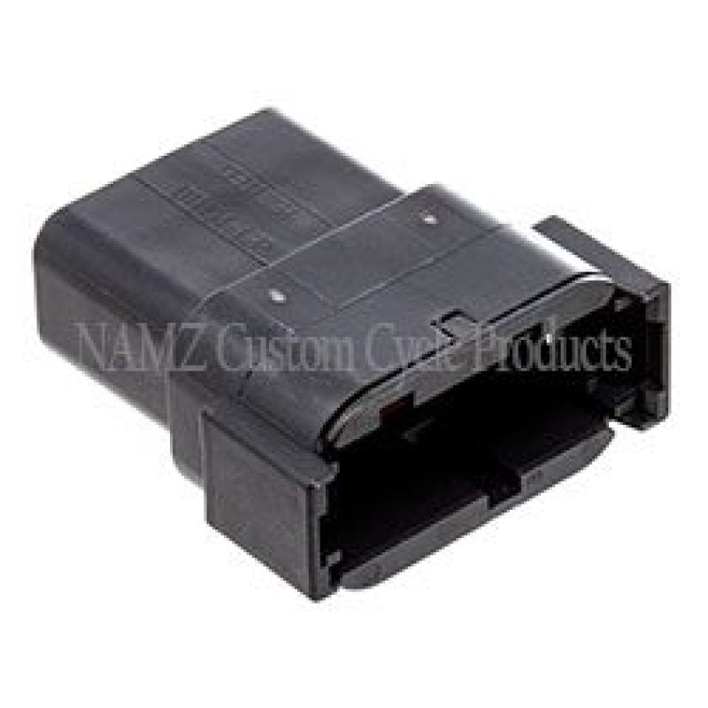 NAMZ Deutsch DTM 12-Position Receptacle w/12 Stamped Terminals & Wedgelock - Black (HD 74109-98BK)