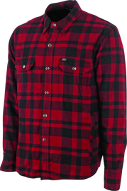 Speed and Strength Black 9 2.0 Moto Shirt Red - XL