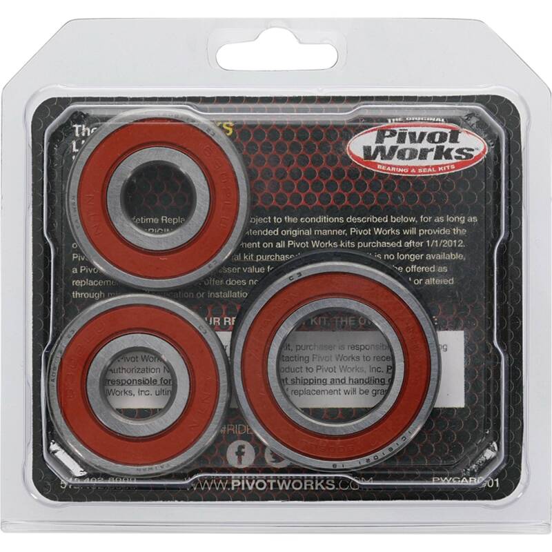 Pivot Works Honda Wheel Bearing Kit Premium Bearings
