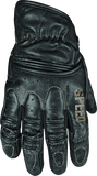 Speed and Strength Rust and Redemption Leather Gloves Black - Small